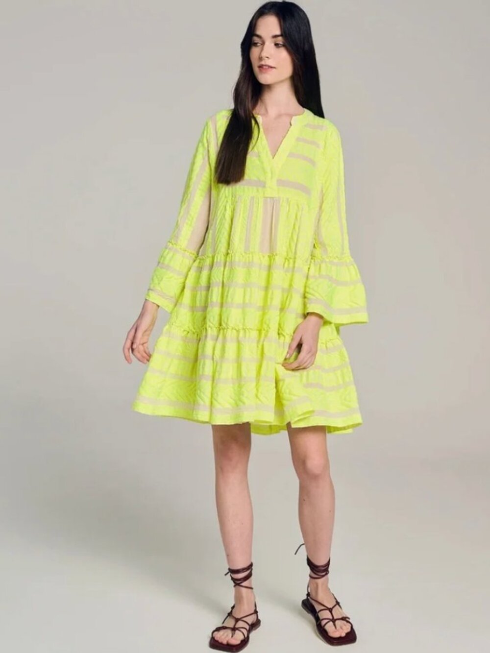 Anthropologie Devotion Twins Ella Short Dress Sz Medium